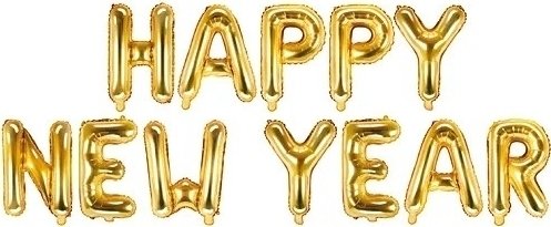 Ballonggirlande - Godt nytt år Ballonggirlande - Godt nytt år