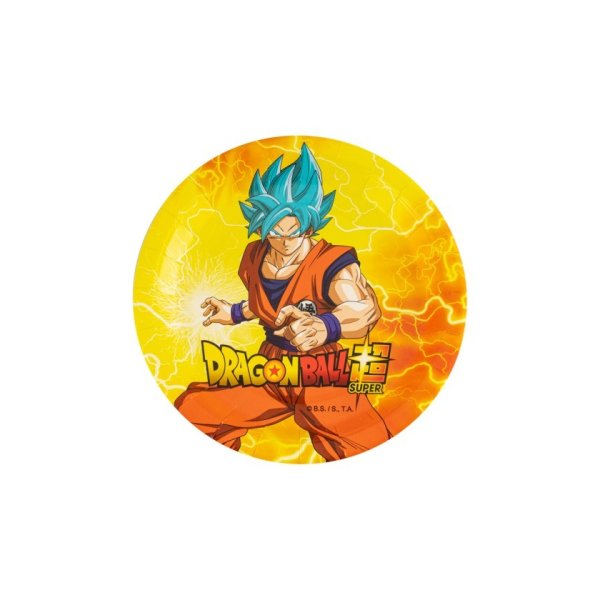 Papptallerkener - Dragon Ball Super - 18 cm - 8-pakning Papptallerkener - Dragon Ball Super - 18 cm - 8-pakning