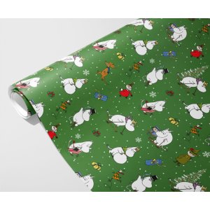 Gaveinnpakning - Juleinnpakning - Mummi - Grønn - 4m x 70cm Gaveinnpakning - Juleinnpakning - Mummi - Grønn - 4m x 70cm
