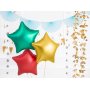 Girlander - Stjerner - Sølv metallisk Girlander - Stjerner - Sølv metallisk