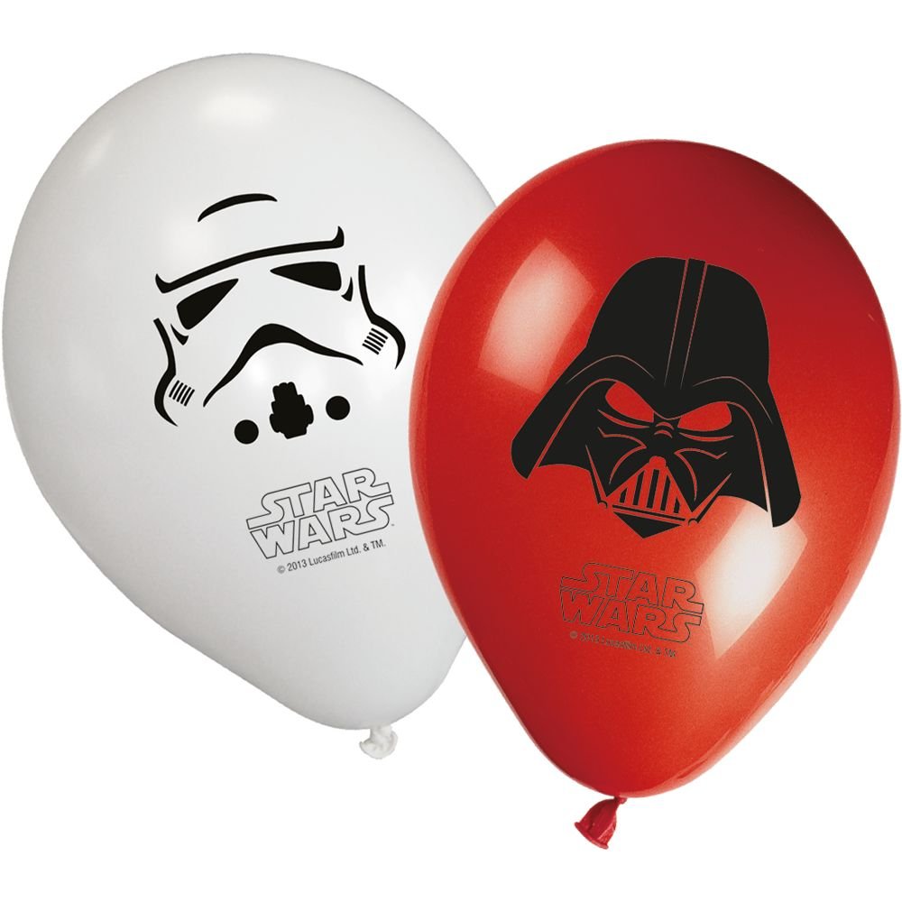 Ballonger – Star Wars Galaxy – 28 cm – 8-pakning – Stjernekrigen