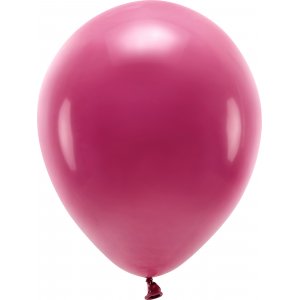 Ensfargede ballonger - Øko 30 cm - Burgunder - 10-pakning Ensfargede ballonger - Øko 30 cm - Burgunder - 10-pakning