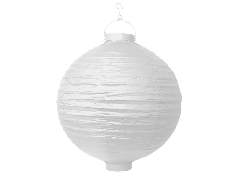 Papirlykt LED - Hvit - 30 cm - Lamper og lykter til bryllup, Bryllupsdekorasjoner