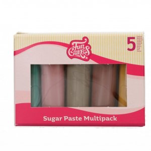 Sugarpaste - Mixpack - Naturlige farger Sugarpaste - Mixpack - Naturlige farger