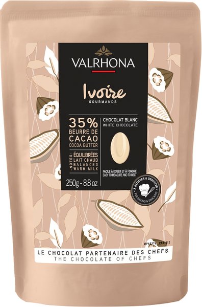 Hvit sjokolade - Ivoire - 250g - Valrhona