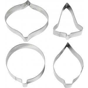 Kakeutstikkere - forskjellige former - H: 8 cm - 4 stk Kakeutstikkere - forskjellige former - H: 8 cm - 4 stk