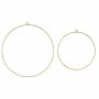 Metallringer - 2-pakning - Gull Metallringer - 2-pakning - Gull