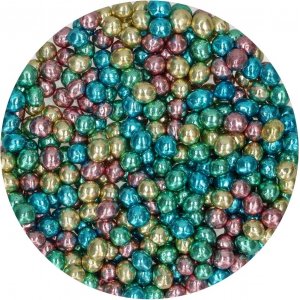 Spr sjokoladeperler - Metallisk blanding - Funcakes - 60 g