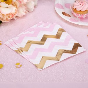 Servietter - Pattern Works - Rosa - 16-pakning Servietter - Pattern Works - Rosa - 16-pakning