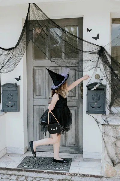 Heksehatt - Svart/Lilla Heksehatt - Svart/Lilla