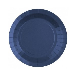 Papirtallerkener - Marineblå - 22 cm - 10-pakning Papirtallerkener - Marineblå - 22 cm - 10-pakning