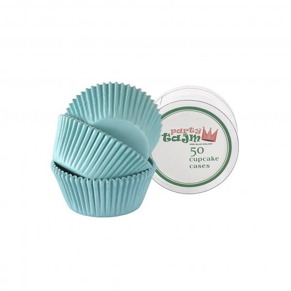 Muffinsformer - Turkis - 50 stk