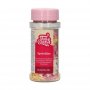 Strssel - Sommerfugler Pastell - Hvit/Rosa/Gul - Funcakes - 50 g