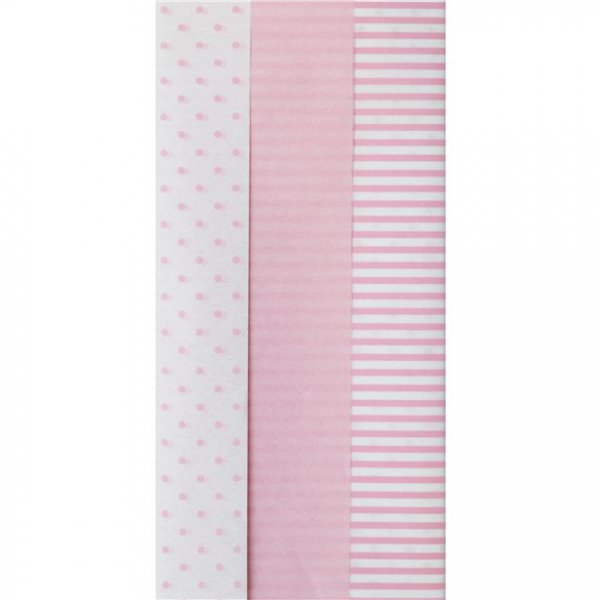 Silkepapir - Lys rosa miks - 6-pakning Silkepapir - Lys rosa miks - 6-pakning