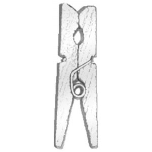 Små klesklyper - Sølv - 12-pakning Små klesklyper - Sølv - 12-pakning