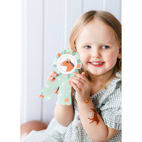 Invitasjonskort - Hestetema - 6 stk Invitasjonskort - Hestetema - 6 stk