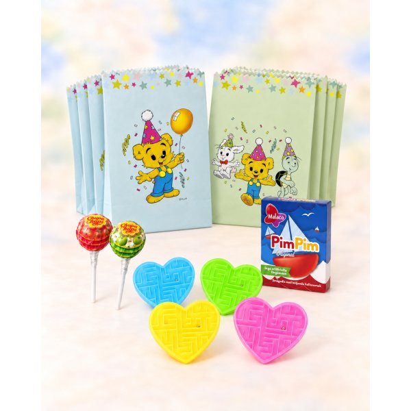 Bamse Bamsekalas fiskedamsett - 8 personer Bamse Bamsekalas fiskedamsett - 8 personer