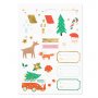 Julklappsetiketter - Forest Mix