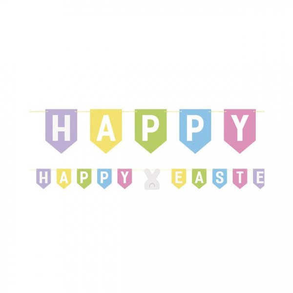 Vimpel - Pastell - Happy Easter