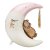 Folieballong - Teddybj�rn p� m�nen - Rosa