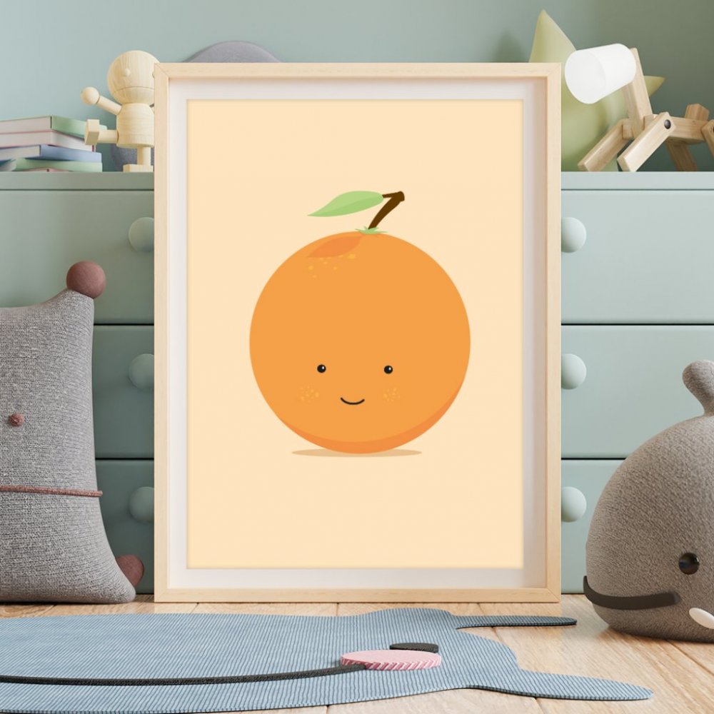 Plakat - Enestående oransje - Størrelse: A3 (297 x 420 mm)