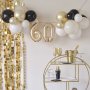 Ballonggirlang - 60 - Svart/Nude/Guld