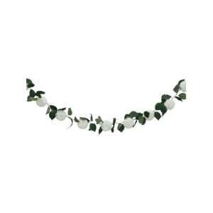 Blomsterkirlander - Georginer - Hvit - 2,2 m Blomsterkirlander - Georginer - Hvit - 2,2 m