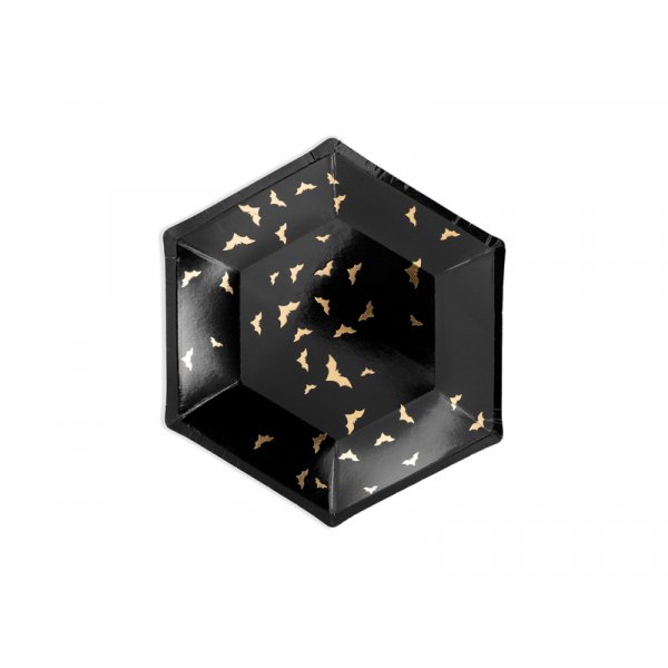 Dessertfat - Trick or Treat Gull - 6 stk Dessertfat - Trick or Treat Gull - 6 stk