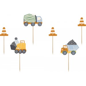 Kakepinner - Lastebilfest - 6-pakning Kakepinner - Lastebilfest - 6-pakning