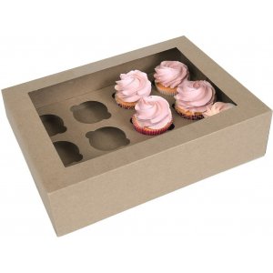 Cupcake-eske for 12 cupcakes - Craft - House of Marie - 2-pakning