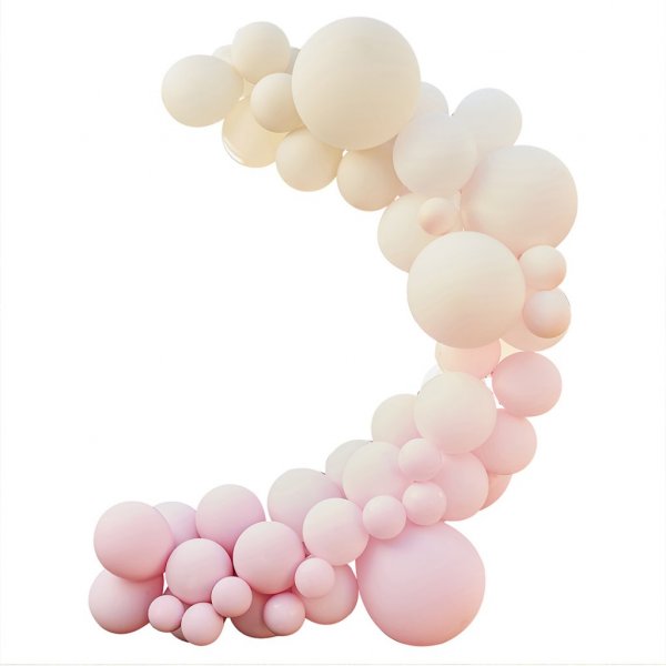 Ballongsl�yfe - Hudfarget/Pastellrosa