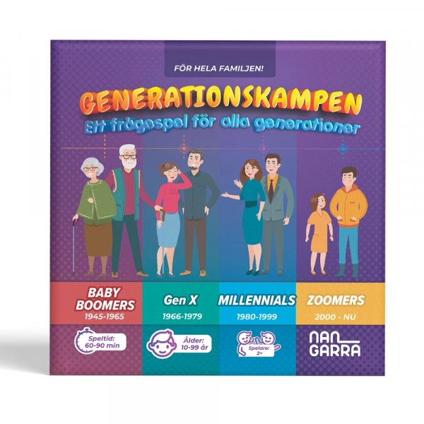Familiespill - Generasjonskampen Familiespill - Generasjonskampen