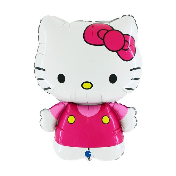 Folieballong - Hello Kitty - Fuchsia - Form - 64 cm Folieballong - Hello Kitty - Fuchsia - Form - 64 cm