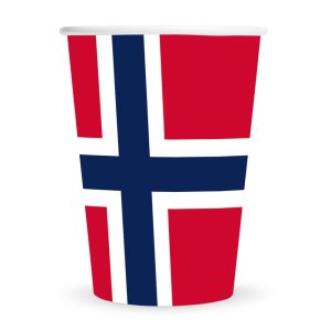 Pappkopper - Norge - 8 stk Pappkopper - Norge - 8 stk