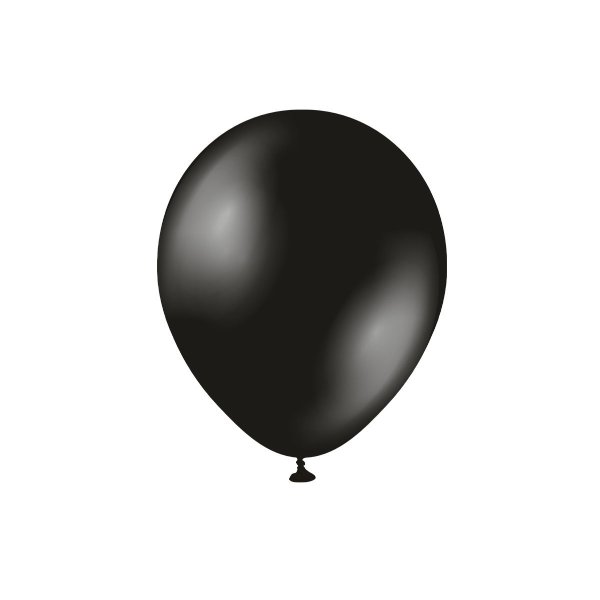 Ballonger - Metalliske - Onyx Sort - 10-pakning - 28 cm Ballonger - Metalliske - Onyx Sort - 10-pakning - 28 cm