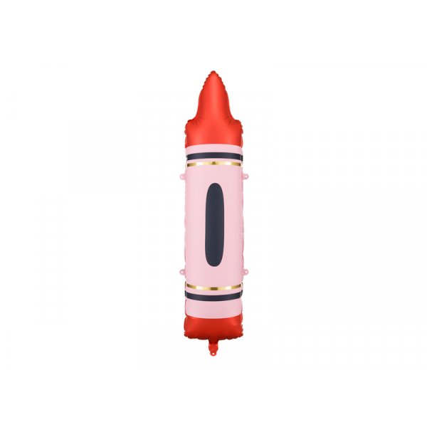 Folieballong - Fargestifter - Rød 23x104 cm Folieballong - Fargestifter - Rød 23x104 cm