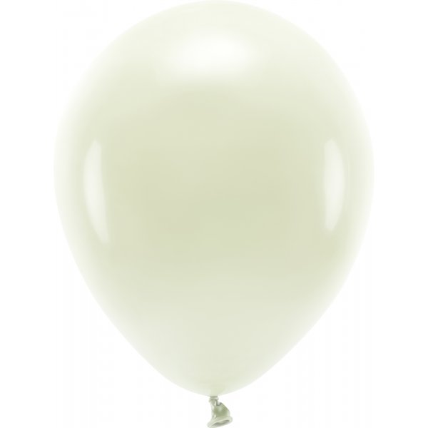 Ensfargede ballonger - Øko 30 cm - Kremfargede - 10-pakning Ensfargede ballonger - Øko 30 cm - Kremfargede - 10-pakning