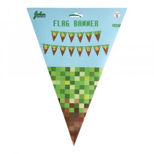 Flaggbanner - Gaming Pixel - 3 m Flaggbanner - Gaming Pixel - 3 m