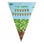 Flaggbanner - Gaming Pixel - 3 m Flaggbanner - Gaming Pixel - 3 m