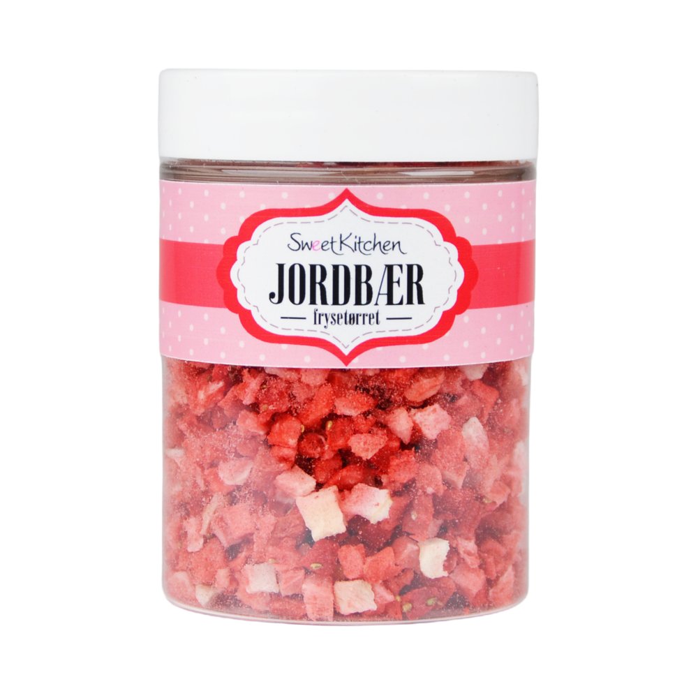 Frysetørkede jordbær - SweetKitchen - 10g - Andre ingredienser
