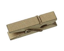 Små klesklyper - Gull - 12-pakning Små klesklyper - Gull - 12-pakning