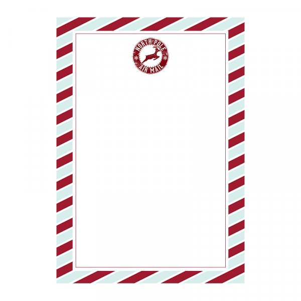 Julenissebrev - Nordpolen - A4