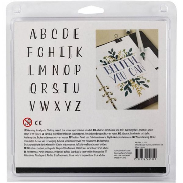 Penner - Skissetusjer - 12-pakning - Matte farger