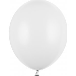 Pastellballonger - Premium 27 cm - Hvite - 100-pakning Pastellballonger - Premium 27 cm - Hvite - 100-pakning