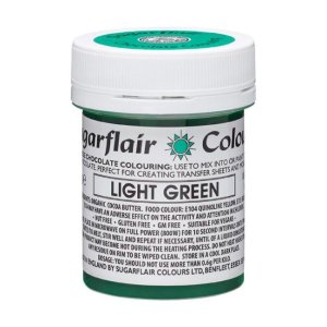 Sugarflair Sjokoladefarge Lysgr�nn 35g
