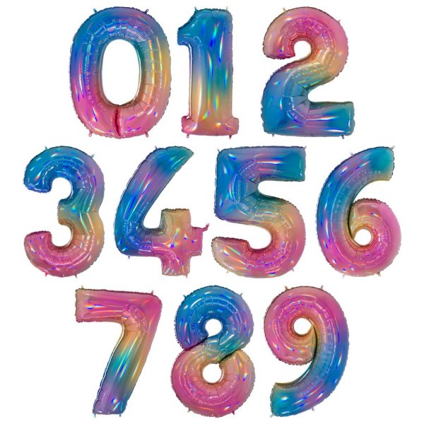 Tallballong - Fargerik regnbue - 1 m