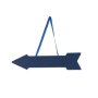 Skilt - Marinebl� - 5-pakning - 41,5 x 10 cm