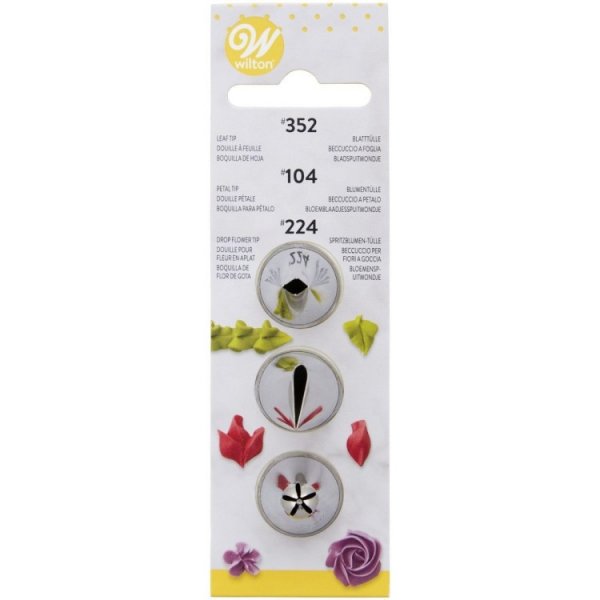 Wilton tyll 3-pakning - 352, 104, 224 Wilton tyll 3-pakning - 352, 104, 224