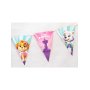 Vimpel Garland - Paw Patrol - Rosa - 1,9m
