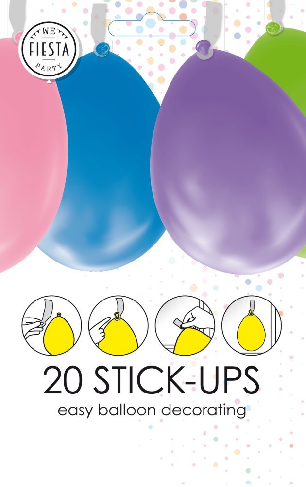 Ballongtilbehør - Ballongteip/Ballongoppheng - 20 stk - Ballonger